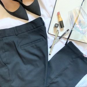 Banana Republic Slim Black Ankle Length Dress Pant